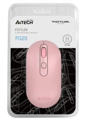 A4 Tech Fg20 Pembe Nano Kablosuz Optik 2000 Dpi Mouse - 2