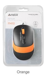 A4 Tech Fm10 Usb Fstyler Turuncu Optik 1600 Dpı Mouse - 1