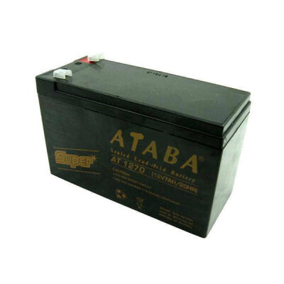 Ataba AT-1270 12V 7AH Bakımsız Kuru Akü - 1