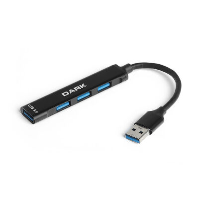 Dark Dk-Ac Usb310 Siyah Connect Master X4 USB 3.0 - 4 Port USB 3.0 Hub - 1