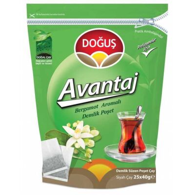 Doğuş Avantaj Bergamot Aromalı Demlik Çay 25x40 gr - 1