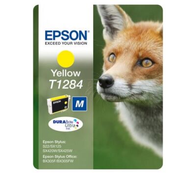 Epson BX305 SX125-425 Yellow Sarı Mürekkep Kartuş T12844022 - 1