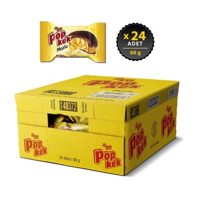 ETİ POPKEK MUZLU 60 GR 24'LÜ - 1