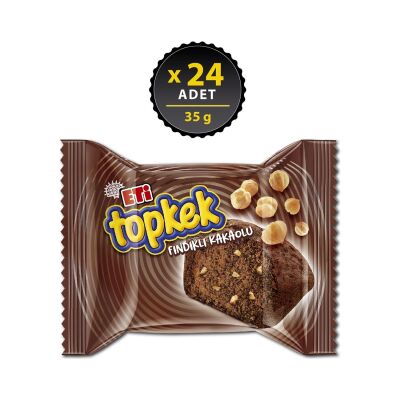 ETİ TOPKEK KAKAO FINDIKLI 35 GR 24'LÜ - 1