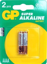 GP AAAA 25A Alkalin İncenin İncesi Pil 2'li Paket GP25A-U2 - GP