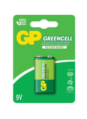 GP Greencel 9V Çinko Pil Tekli Paket GP1604G-2U1 - 1