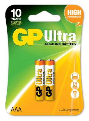 Gp LR03 AAA Boy Ultra Alkalin İnce Kalem Pil 2'li Paket GP24AU-2U2 - 1