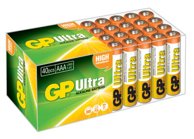 Gp LR03 AAA Boy Ultra Alkalin İnce Kalem Pil 40'lı Paket GP24AUT-2B40 - 1