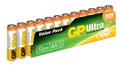 Gp LR6 AA Boy Ultra Alkalin Kalem Pil 12'li Paket GP15AU-VS12 - 1