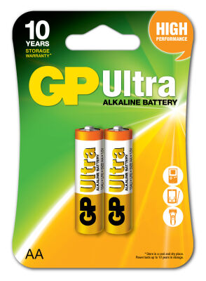 Gp LR6 AA Boy Ultra Alkalin Kalem Pil 2'li Paket GP15AU-U2 - 1