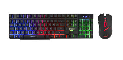 Inca IKG-448 Raınbow Efect Mekanik Hisli Gaming Klavye+Mouse Set - 1