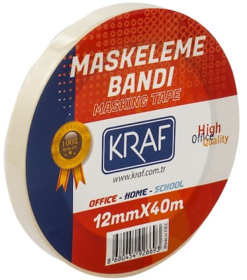 KRAF MASKELEME BANDI 12MMX40M 4012G - 1