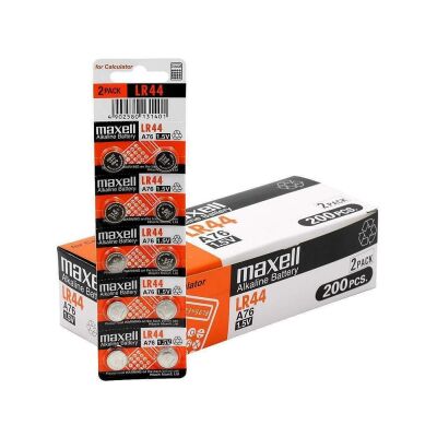 MAXELL LR44 ALKALİN PİL 10'LU - 1