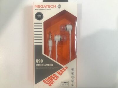 Megatech Q90 Beyaz Mikrofonlu Kulaklık - 1