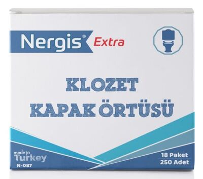 NERGİS KLOZET KAPAK ÖRTÜSÜ 250'Lİ - 1