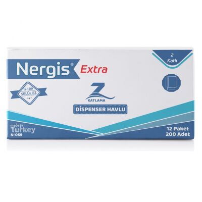 NERGİS Z KATLI HAVLU 12'X200'LÜ - 1