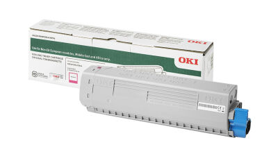 Oki C824-834-844 5bin Sayfa Magenta Kırmızı Toner 47095702 - 1