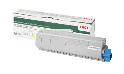 Oki C824-834-844 5bin Sayfa Yellow Sarı Toner 47095701 - 1