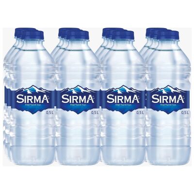 SIRMA SU 0,5 LT PET ŞİŞE 12'Lİ + - 1