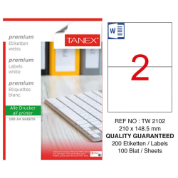 TANEX ETİKET TW-2102 - 