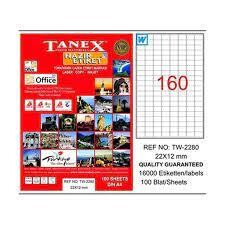 TANEX LASER ETİKET TW-2280 22X12 MM - 