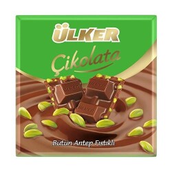 ÜLKER ÇİKOLATA ANTEP FISTIKLI 70 GR - 