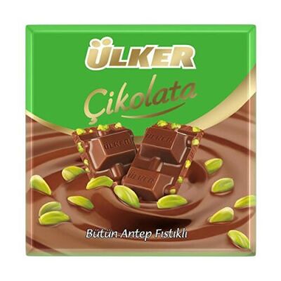 ÜLKER ÇİKOLATA ANTEP FISTIKLI 70 GR - 1