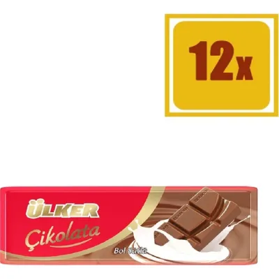 ÜLKER SÜTLÜ BATON ÇİKOLATA 35GR 12'Lİ - 1