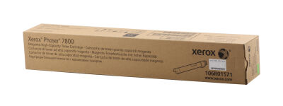 Xerox 106R01571 Phaser 7800 Yüksek Kapasite Magenta Kırmızı Toner 17.200 Sayfa - 1